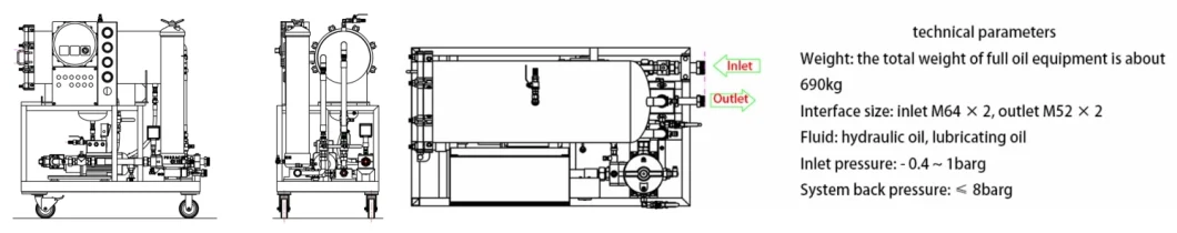 Coalescence and Separation Light Diesel Fuel Oil Purifier for Low Viscosity Lube Oil