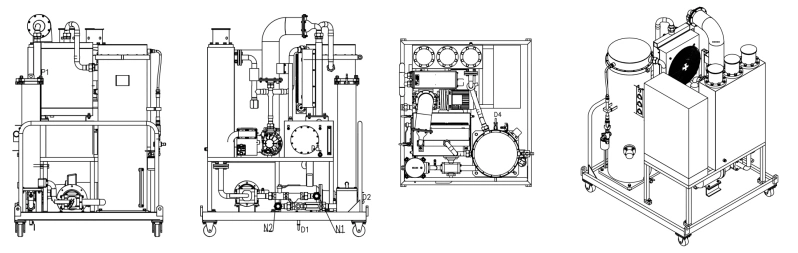 Transformer Insulating Hydraulic Oil Purifier for Lube and Hydraulic Oil