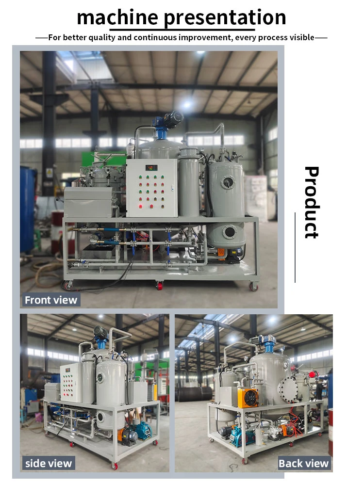 Waste Oil Re Refining Lubricating Turbine Recovery Purifiers