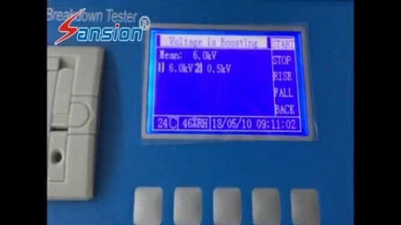 El dieléctrico Bdv del aceite del transformador de 100 kilovoltios analiza el probador Bdv del aceite del poder de los equipos de prueba del voltaje